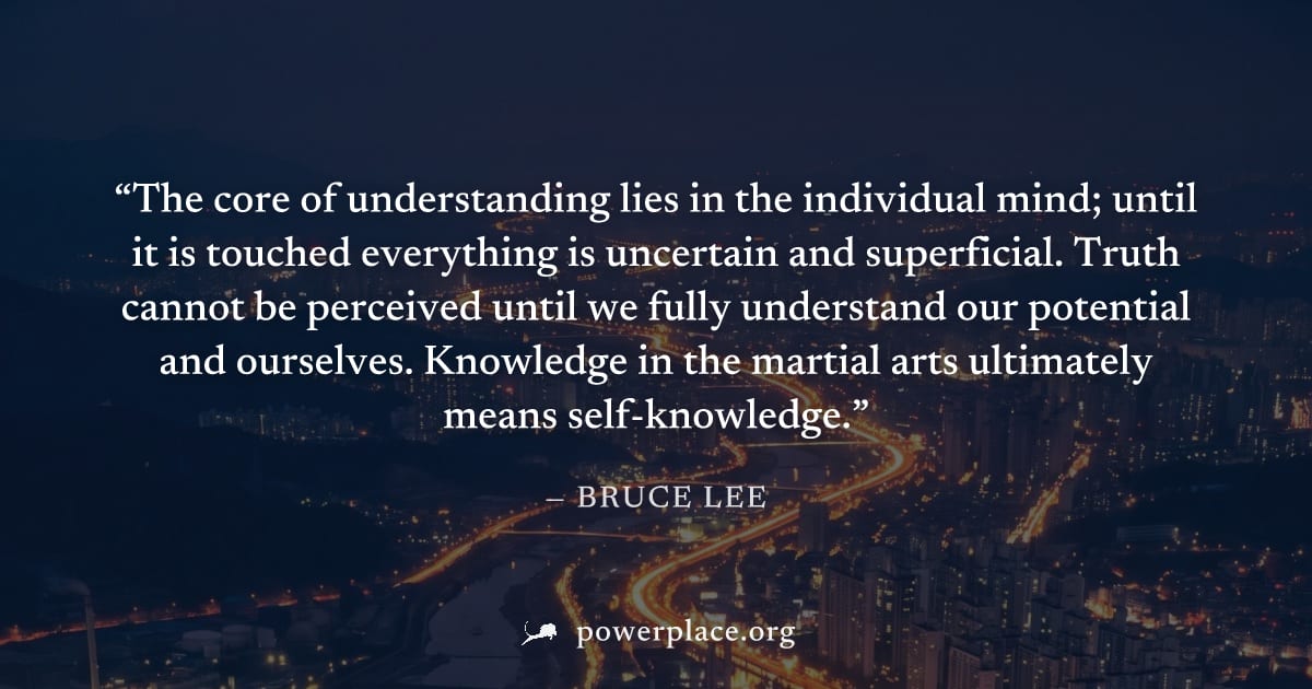 "The core of understanding lies in the individual mind; until it is touched everything is uncertain and superficial. Truth cannot be perceived until we fully understand our potential and ourselves. Kn