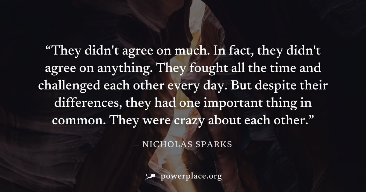 "They didn't agree on much. In fact, they didn't agree on anything. They fought all the time and challenged each other every day. But despite their differences, they had one important thing in common.